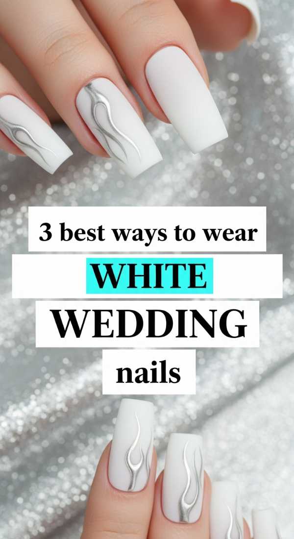 3 Best Ways To Wear White Wedding Nails 69f5e2b9a613f