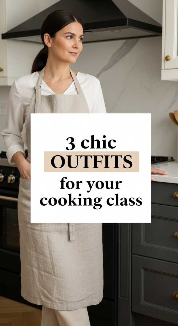 3 Chic Outfits For Your Next Cooking Class 69f47c62c80cd