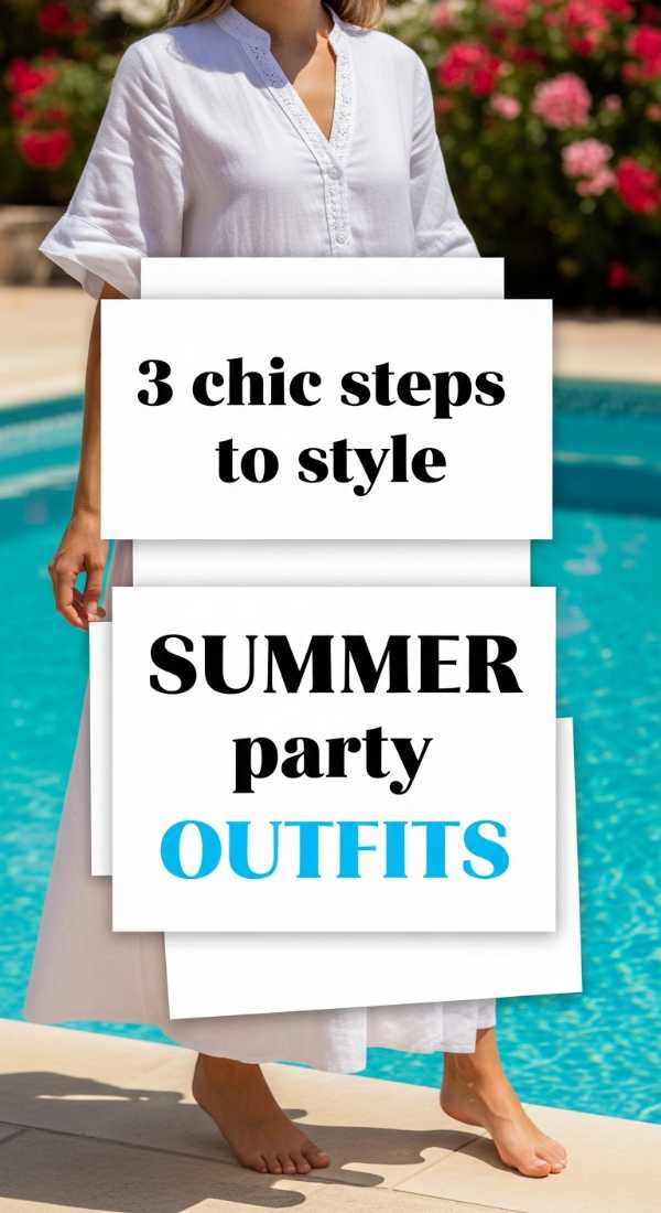 3 Chic Steps To Style Summer Party Outfits 69f7277abc846