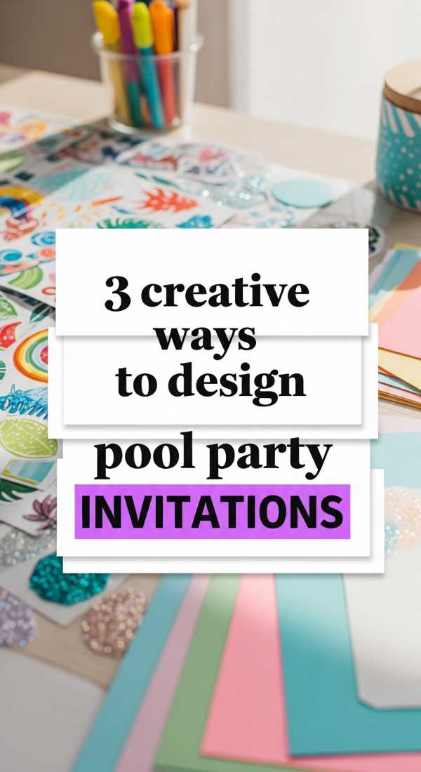 3 Creative Ways To Design Pool Party Invitations 6a0def27c7a8d