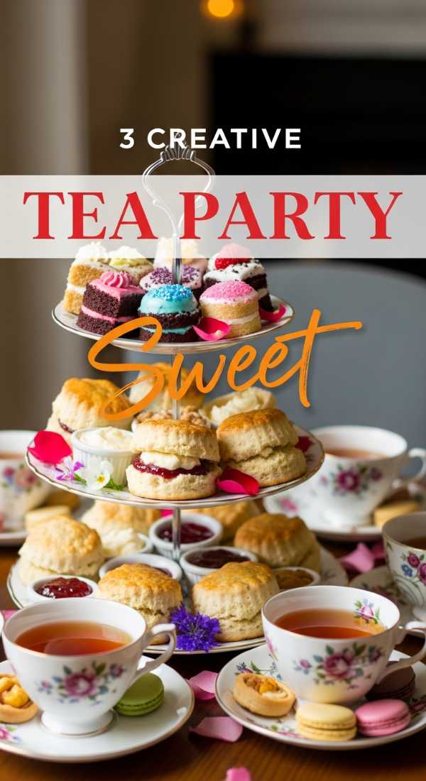 3 Creative Ways To Style Cute Tea Party Foods 6a0025021a607
