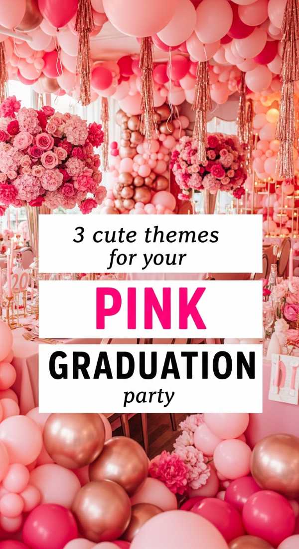 3 Cute Themes For Your Pink Graduation Party 69f5dca47d969