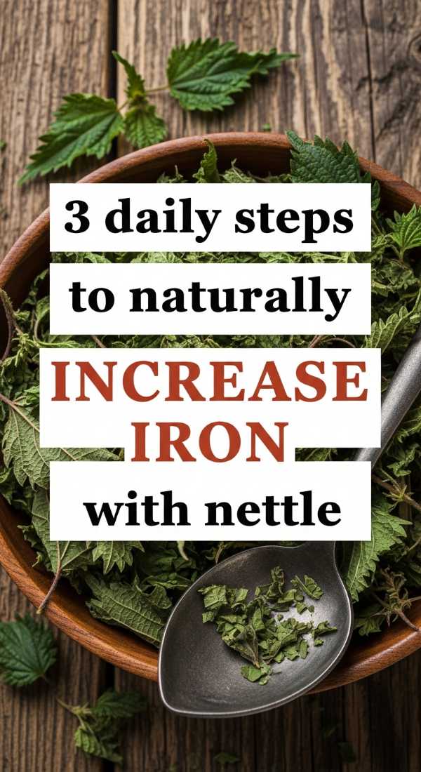3 Daily Steps To Naturally Increase Iron With Nettle 69f47b4daedd0