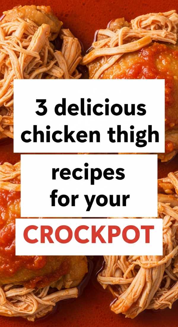 3 Delicious Chicken Thigh Recipes For Your Crockpot 6a144233bc0bf