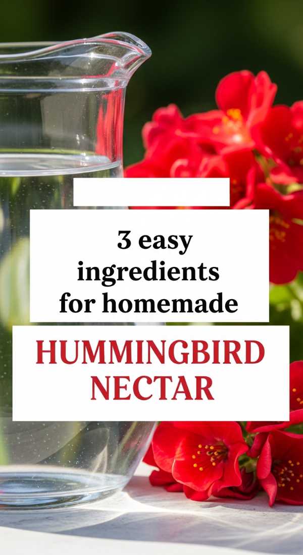 3 Easy Ingredients For Homemade Hummingbird Nectar 6a001623c42d4