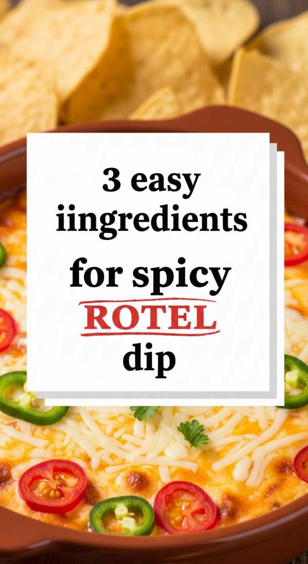 Sizzling Flavors: Your Ultimate Guide to Summer Cooking 3 Easy Ingredients For Spicy Rotel Dip 6a070cd4dd2bf