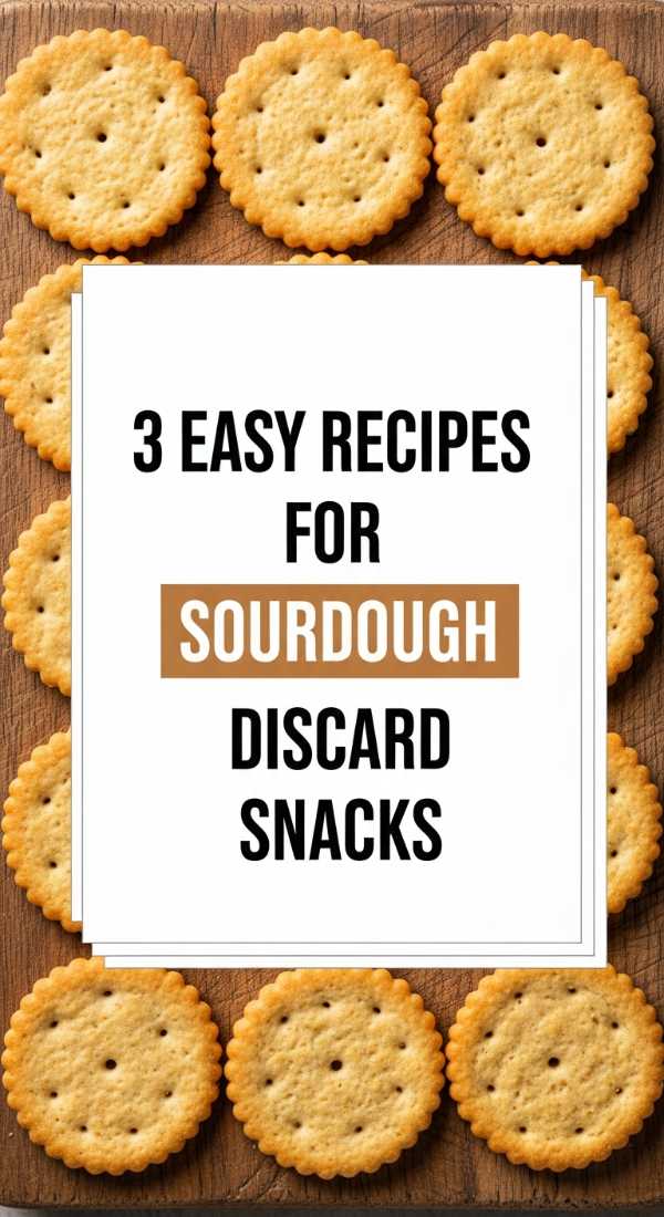 3 Easy Recipes For Sourdough Discard Snacks 69f47f55ba450