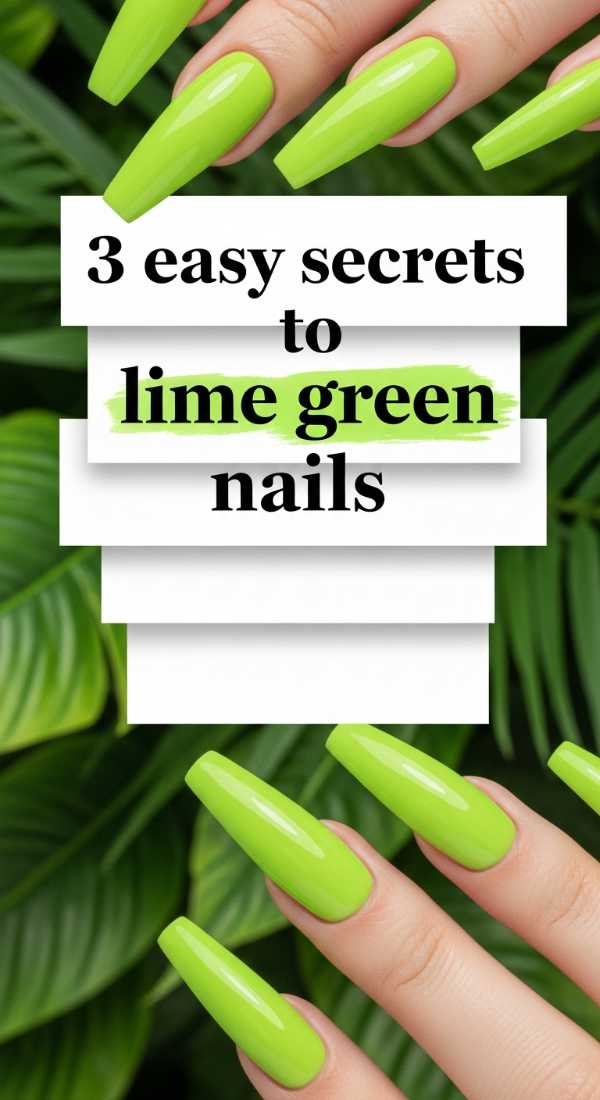 3 Easy Secrets To Lime Green Nails 6a0059df76853