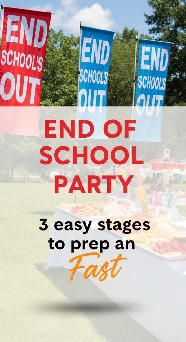 The Graduate's Garden Party: Creative Ideas for an Unforgettable Backyard Celebration 3 Easy Stages To Prep An End Of School Party 6a157b08aeb43