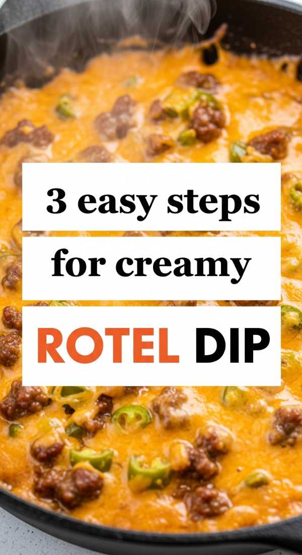 3 Easy Steps For Creamy Rotel Dip 69f4474d65749