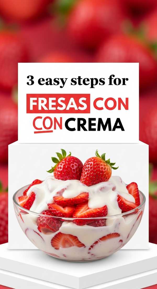 3 Easy Steps For Fresas Con Crema 6a06bde1851bb