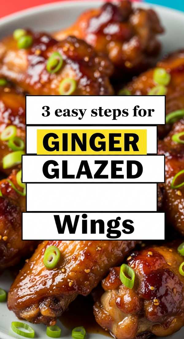 3 Easy Steps For Ginger Glazed Chicken Wings 69fd8a95bcb5a