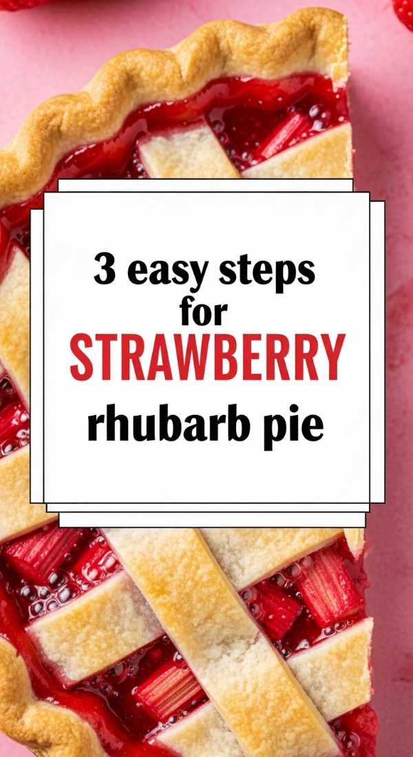 3 Easy Steps For Strawberry Rhubarb Pie 69fc1911d203b