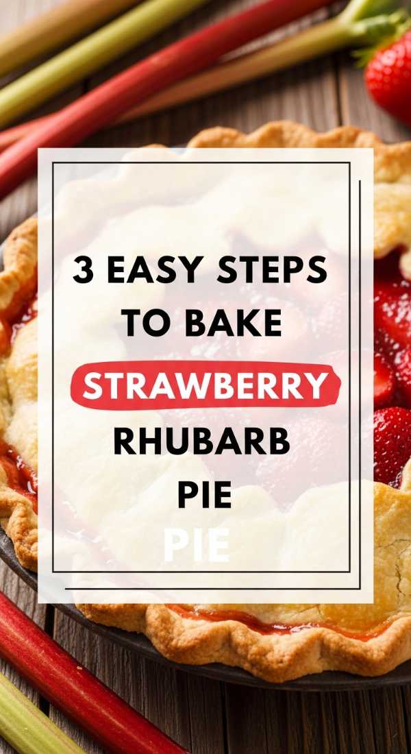 3 Easy Steps To Bake Strawberry Rhubarb Pie 6a001a9dedb21