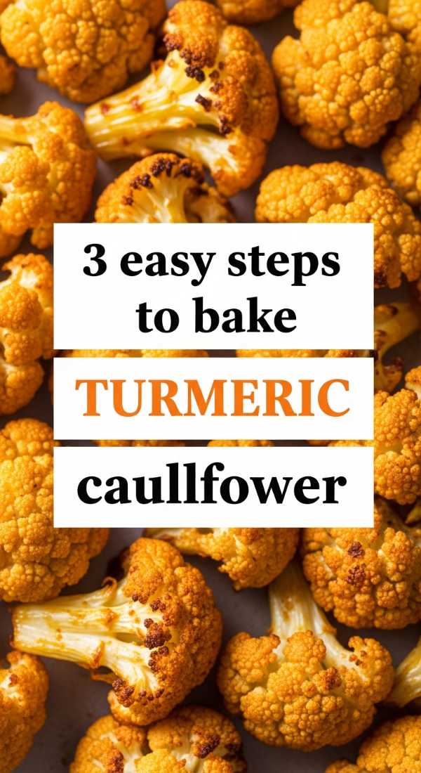 3 Easy Steps To Bake Turmeric Cauliflower 69fd8a97d686b