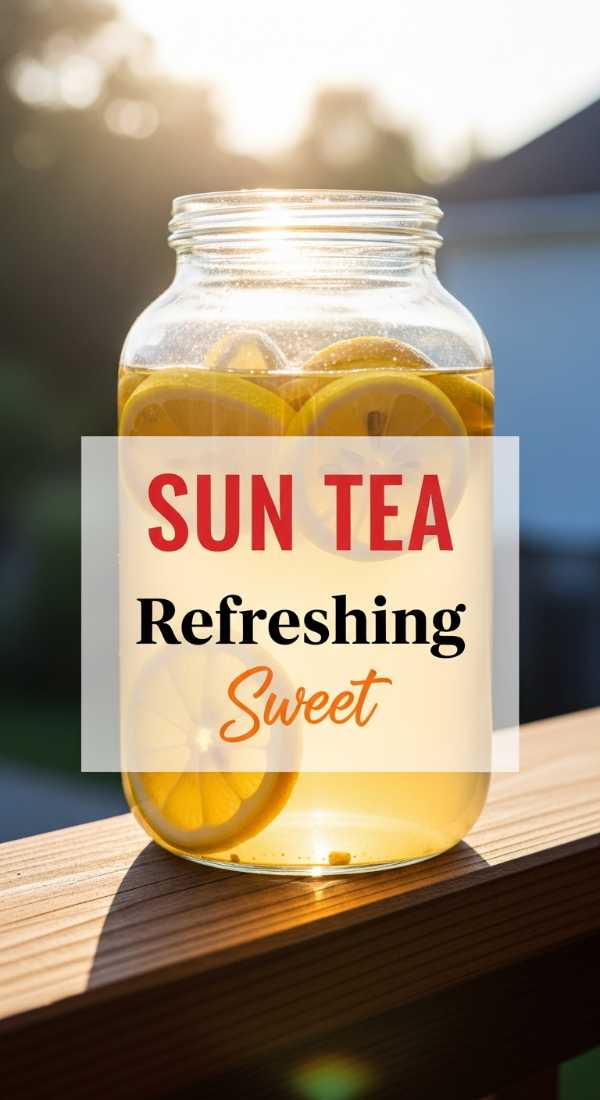 3 Easy Steps To Brew Refreshing Sun Tea 6a045a972aae8