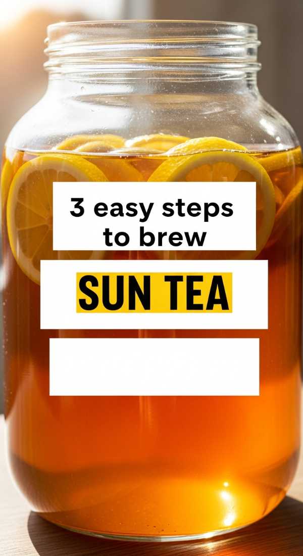3 Easy Steps To Brew Sun Tea 6a00182526fcf
