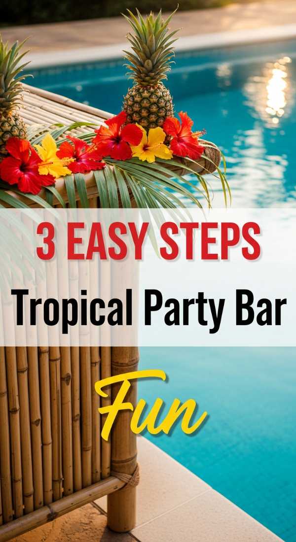 3 Easy Steps To Build A Tropical Summer Party Bar 69f86e0b7d7a5