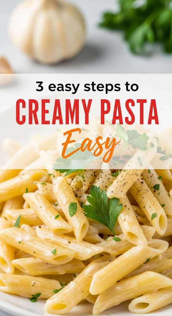 3 Easy Steps To Creamy Pasta 6a00269bb964a
