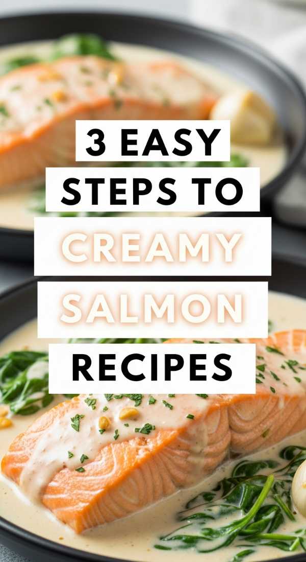 3 Easy Steps To Creamy Salmon Recipes 6a04225495552
