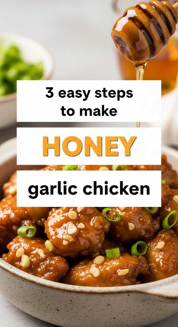 3 Easy Steps To Make Honey Garlic Chicken 6a017dc231fc6