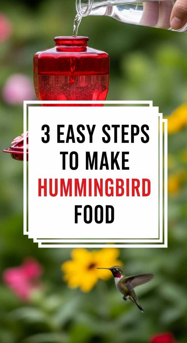 3 Easy Steps To Make Hummingbird Food Recipe 6a109f25d166e