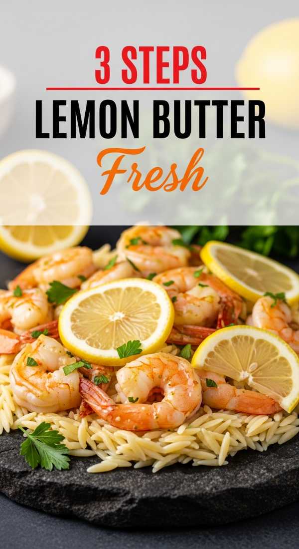 3 Easy Steps To Make Lemon Butter Shrimp And Orzo 6a020518e10c2