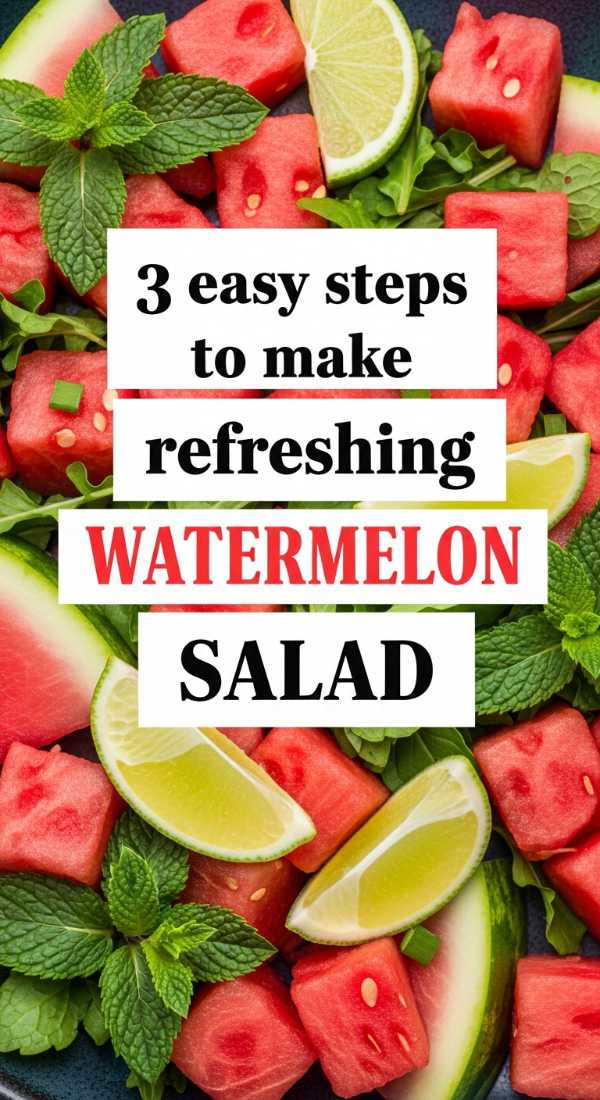 3 Easy Steps To Make Refreshing Watermelon Salad 6a06bc7b10880