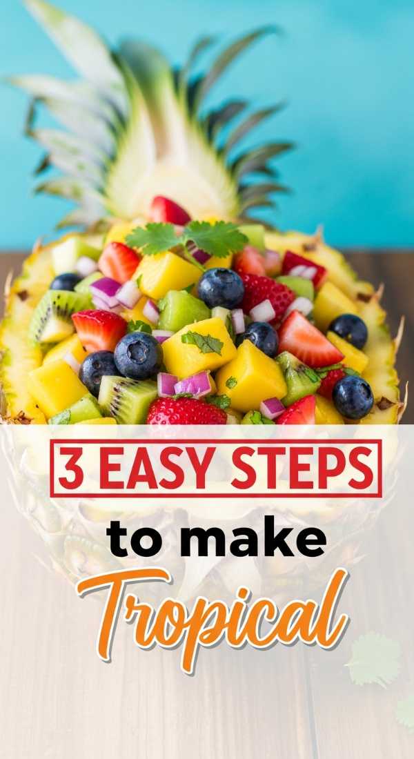 3 Easy Steps To Make Tropical Pineapple Salsa 69fd78cf3bc5b
