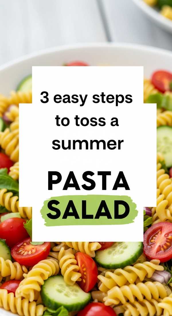3 Easy Steps To Toss A Summer Pasta Salad 6a06c539bf399