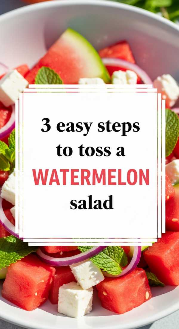 3 Easy Steps To Toss A Watermelon Salad 6a001614efc8e