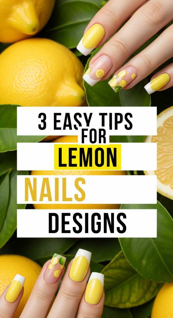 Metallic Chrome & Neon Glass: Why 2026 is the Year of Experimental Nails 3 Easy Tips For Lemon Nails Designs 6a0598ad9bf5c