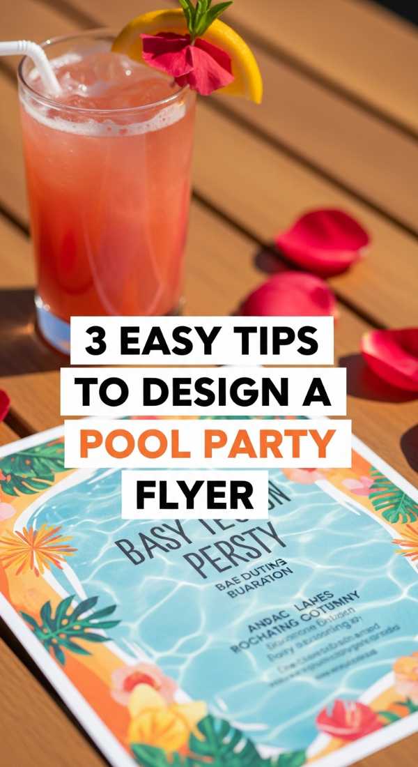 Dive Into Style: How to Plan the Most Aesthetic Pool Party of the Summer 3 Easy Tips To Design A Pool Party Flyer 6a0de99adcd65