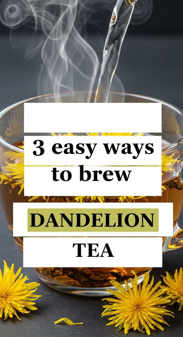 3 Easy Ways To Brew Dandelion Tea 69fd8894104b1