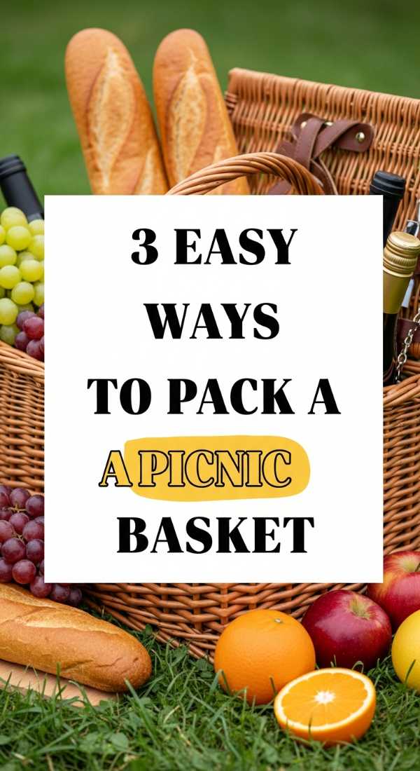 3 Easy Ways To Pack A Picnic Basket 6a021b11e4c08