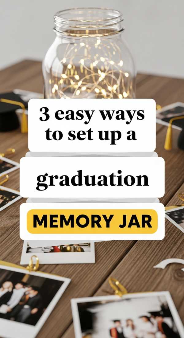 3 Easy Ways To Set Up A Graduation Memory Jar 69f8715d4d582
