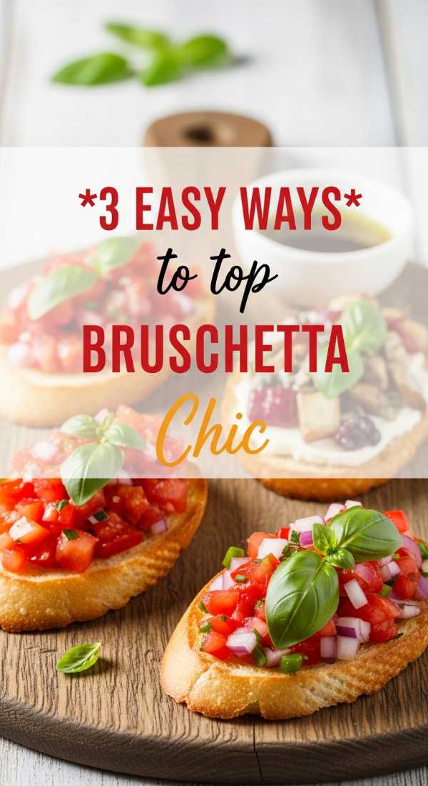 3 Easy Ways To Top Bruschetta 6a1499cebb9b6