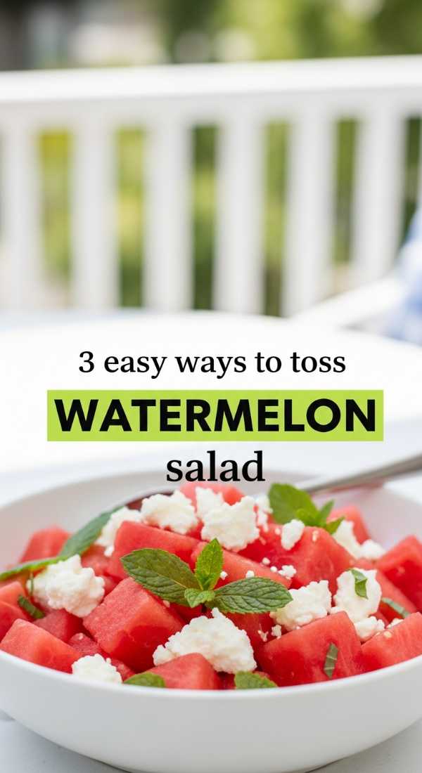 3 Easy Ways To Toss Watermelon Salad 6a06cdb391bd9
