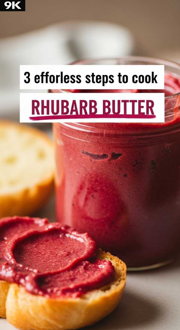 3 Effortless Steps To Cook Rhubarb Butter 69fd88a98a6b7