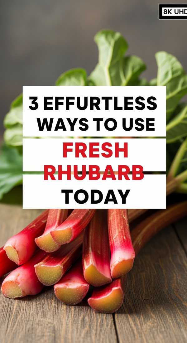 3 Effortless Ways To Use Fresh Rhubarb Today 69fc191067fcf