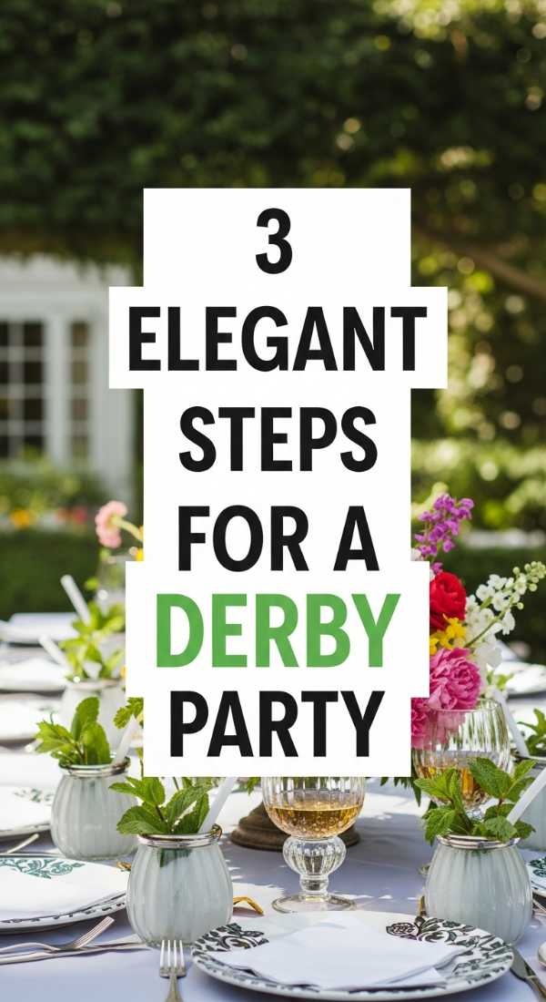 3 Elegant Steps For A Derby Party 6a031c2e387be