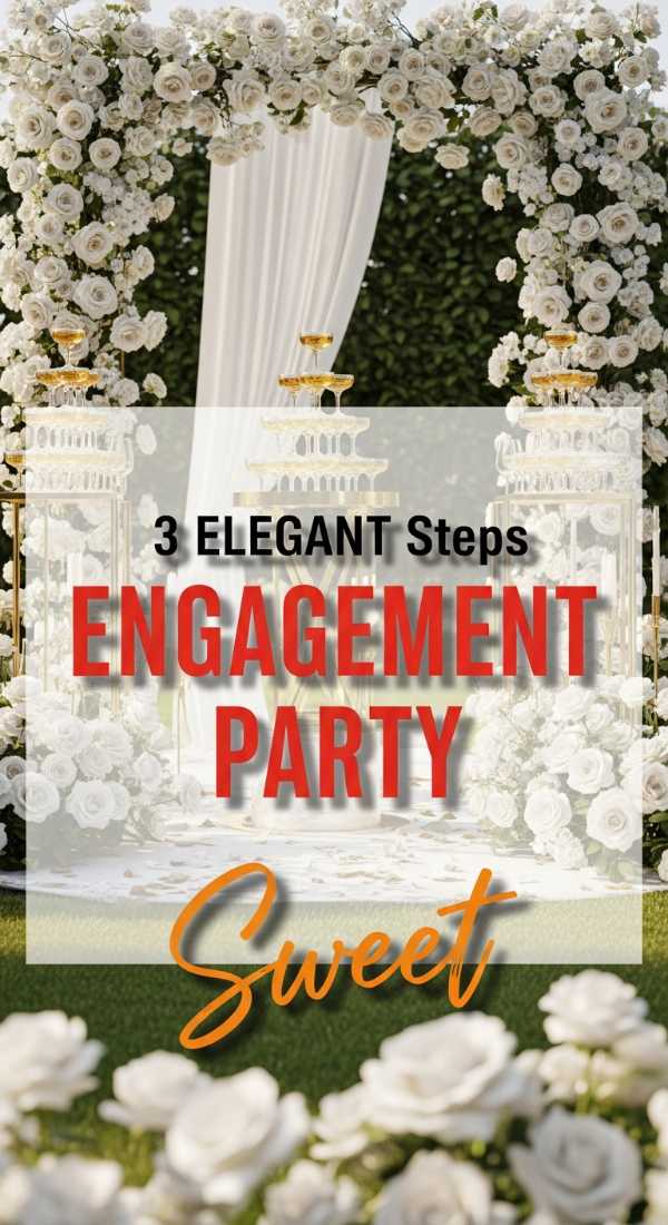 3 Elegant Steps For Engagement Party Decor 6a0213b499bd0