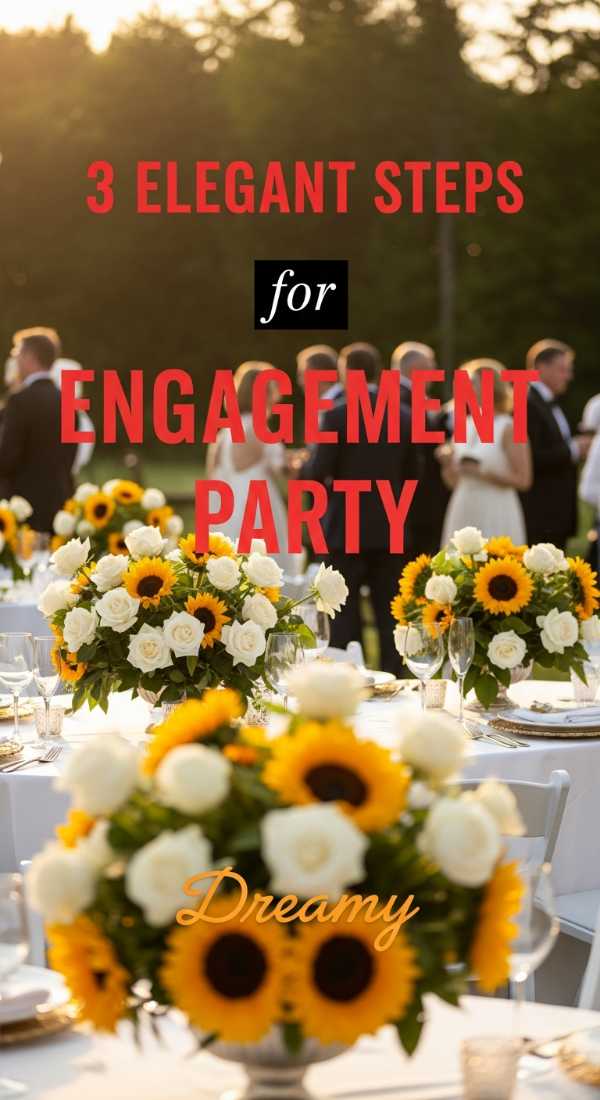 The Art of the Party: How to Master Celebration Decor Every Time 3 Elegant Steps For Engagement Party Decorations 6a056fa10cd72