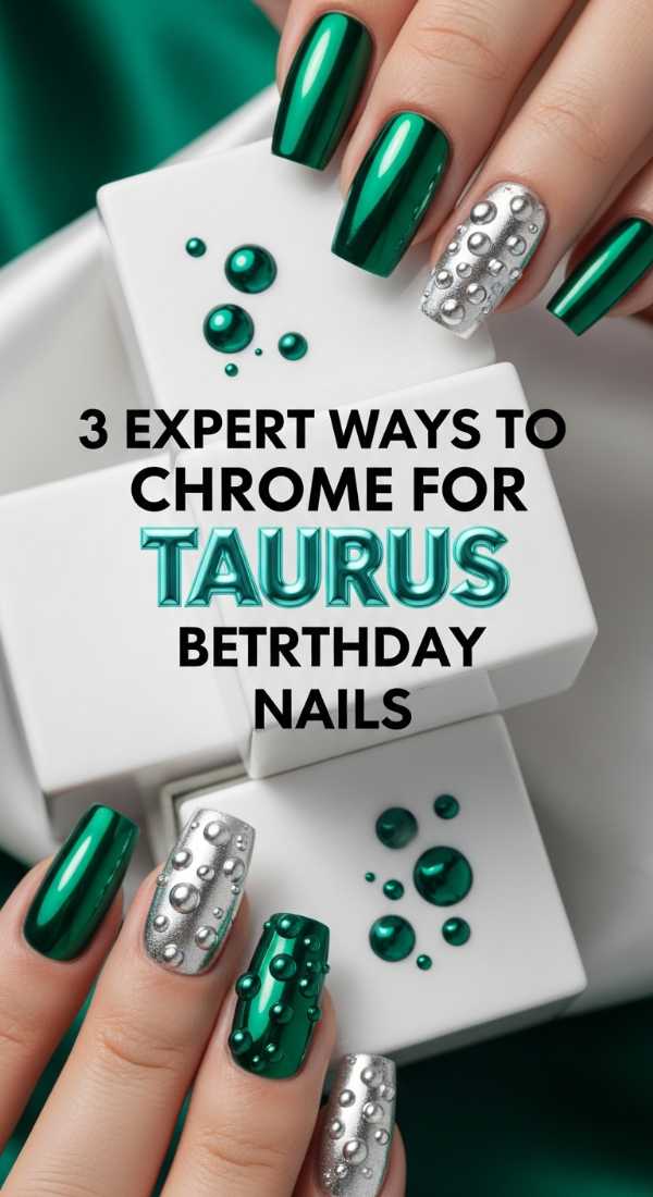 3 Expert Ways To Mix Chrome For Taurus Birthday Nails 6a021e71b63ed