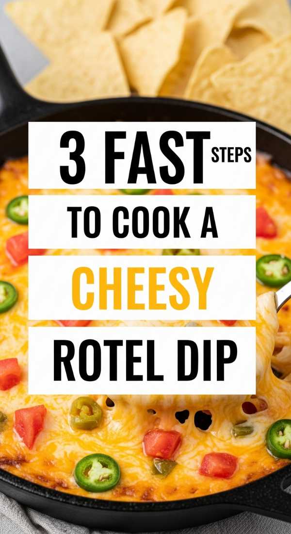 3 Fast Steps To Cook A Cheesy Rotel Dip 6a06c38b8d7c4