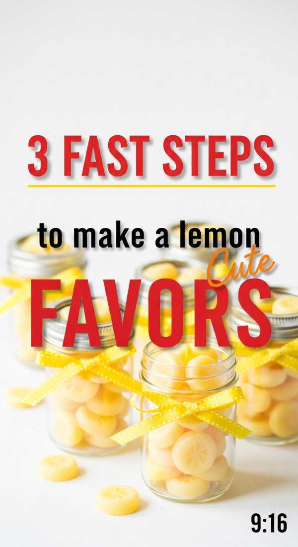3 Fast Steps To Make Lemon Favors 6a0213be775af