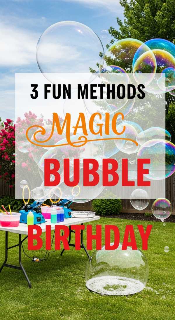 3 Fun Methods To Plan A Magic Bubble Birthday 69f86c6b23fed