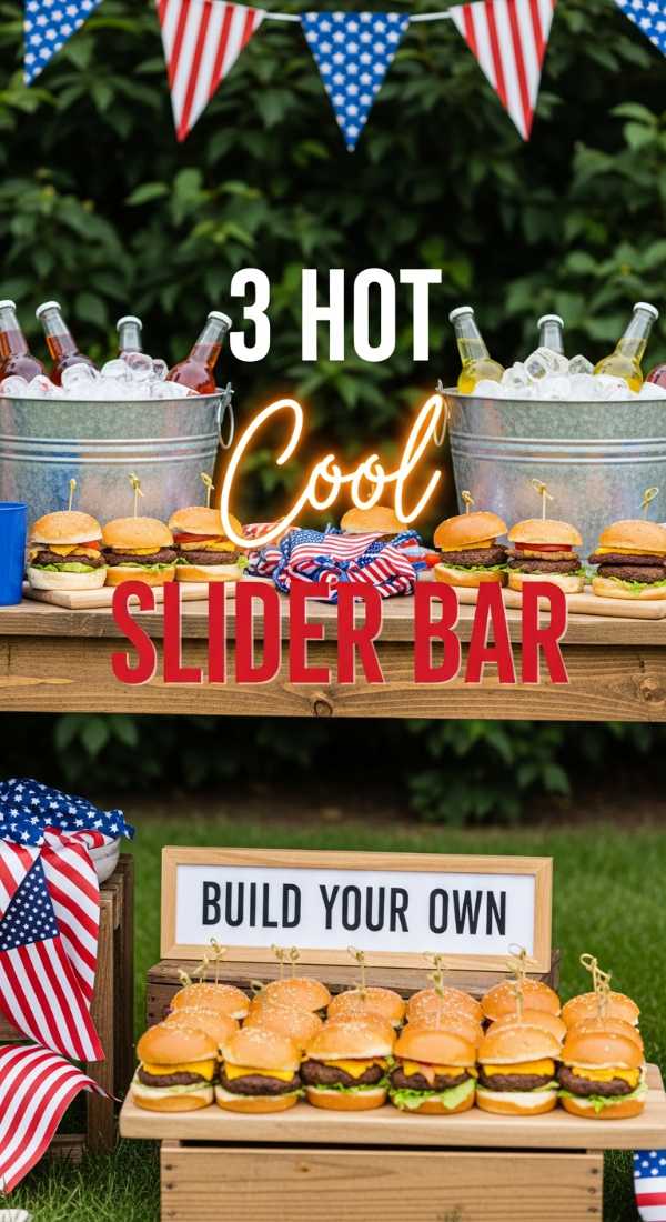 The All-American Celebration: Tips for a Patriotic Home & Party 3 Hot Tips To Build A Slider Bar 6a0db3d2ed69b