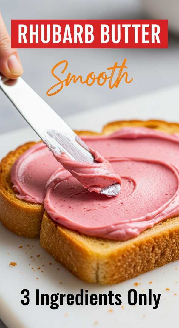 3 Ingredients To Make Delicious Rhubarb Butter 69fd742a3fd94