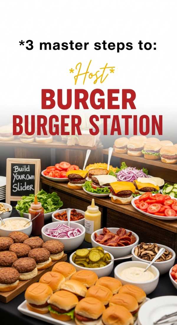 3 Master Steps To Host A Hot Burger Station 6a0031c48c0b4